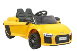 Elektro Kinderauto für Kinder ab 2 Jahre - lizenziert von Audi - R8B - gelb -1