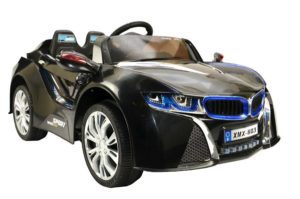 Elektro Kinderfahrzeug Kinderauto für Kinder ab 2 Jahre 12V Schwarz Lichter LED Flügeltüren-11