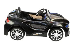 Elektro Kinderfahrzeug Kinderauto für Kinder ab 2 Jahre 12V Schwarz Lichter LED Flügeltüren-5