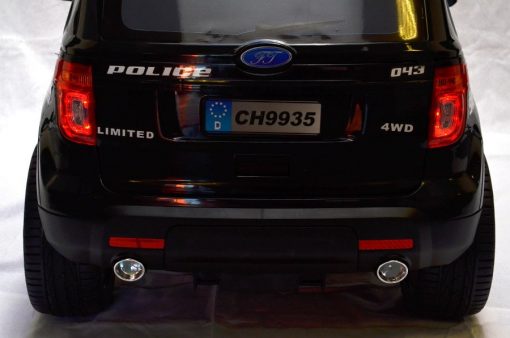 Elektro Kinderfahrzeug Kinderauto Polizei für Kinder ab 2 Jahre 12V mit Sirene lichter Megaphone Groß-9