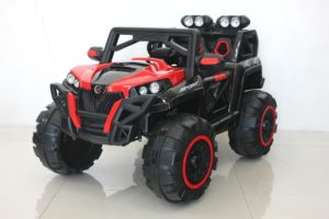 Elektro Kinderfahrzeug Kinderauto Buggy KinderQuad für Kinder ab 3 Jahre 12V Rot Groß-2