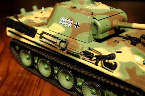 Ferngesteuerter Panzer mit Schuss Panther G Heng Long 1-16 mit Rauch&Sound und Stahlgetriebe - 2,4Ghz -V 6.0 -5