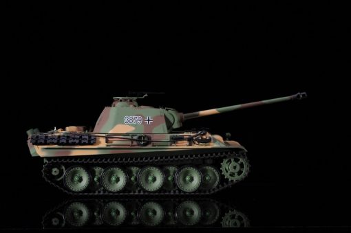 Ferngesteuerter Panzer mit Schuss Panther G Heng Long 1-16 mit Rauch&Sound und Stahlgetriebe - 2,4Ghz -V 6.0 -8