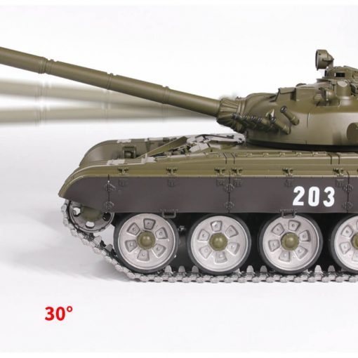 Ferngesteuerter Panzer mit Schuss Russicher T-72 Heng Long 116 , Stahlgetriebe -2,4Ghz V 6.0 -PRO 10