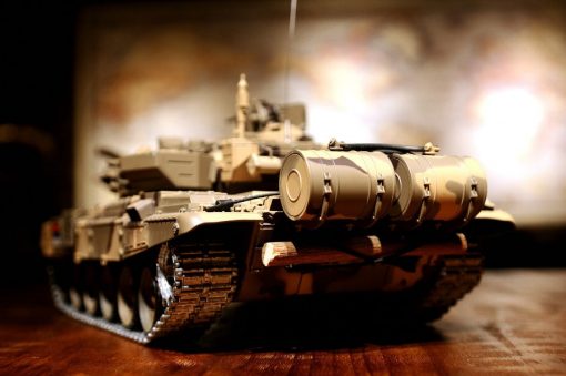 Ferngesteuerter Panzer mit Schuss Russland T90 Heng Long 1-16 mit Rauch&Sound + 2,4Ghz V6.0 -PRO 5