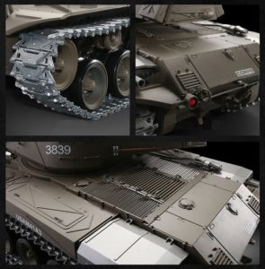 Ferngesteuerter Panzer mit Schuss U.S. M41 A3 WALKER BULLDOG Heng Long 1-16 -2,4Ghz V6.0 -PRO -9