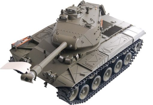 Ferngesteuerter Panzer mit Schuss U.S. M41 A3 WALKER BULLDOG Heng Long +Metallgetriebe -2,4Ghz -V 6.0 -2