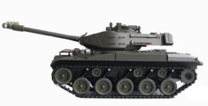 Ferngesteuerter Panzer mit Schuss U.S. M41 A3 WALKER BULLDOG Heng Long +Metallgetriebe -2,4Ghz -V 6.0 -3