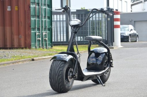 elektro scooter coco bike schwarz chopper -h001 -12