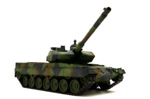Ferngesteuerter Panzer mit Schuss "Deutscher Leopard 2A6" Heng Long 1:16 mit Rauch&Sound und Stahlgetriebe -2,4Ghz V6.0 -10