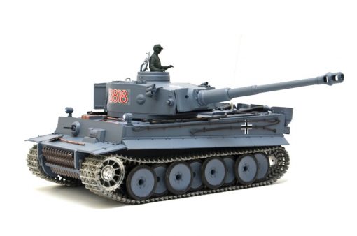 deutscher tiger 1 ferngesteuerter panzer mit schuss rauch und sound mit metallgetriebe und metallkette - pro -2