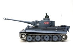 deutscher tiger 1 ferngesteuerter panzer mit schuss rauch und sound mit metallgetriebe und metallkette - pro -3