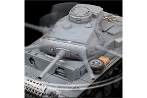 ferngesteuerter panzer mit schussfunktion heng long rauch sound deutscher kampfwagen 3 -12
