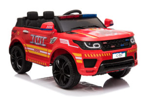 Kinderfahrzeug - Elektro Auto "Feuerwehr RR002" - 12V7AH Akku,2 Motoren- 2,4Ghz Fernsteuerung, MP3+Sirene-1