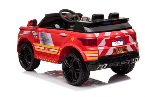 Kinderfahrzeug - Elektro Auto "Feuerwehr RR002" - 12V7AH Akku,2 Motoren- 2,4Ghz Fernsteuerung, MP3+Sirene-5