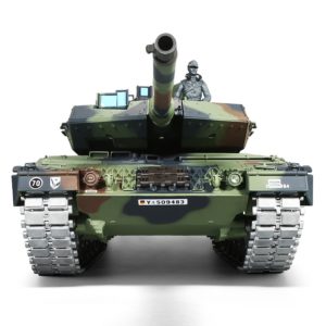 ferngesteuerter panzer leopard 2a6 deutsch pro mit metallgetriebe und metallketten - 3